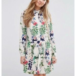 Vero Moda floral shirt dress!